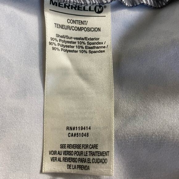 Merrell Athletic Dress Size XS Gray Opti Wick Geometric Cap Sleeve UPF Stretch - Picture 5 of 6